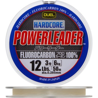 Леска YO-ZURI DUEL HARDCORE POWERLEADER FC 50м 12lb 0.285мм 6кг