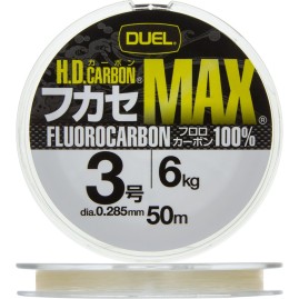 Леска YO-ZURI H.D.CARBON MAX FC 50м 3.0-0.285мм 6кг Леска YO-ZURI H.D.CARBON MAX FC 50м 3.0-0.285мм 6кг