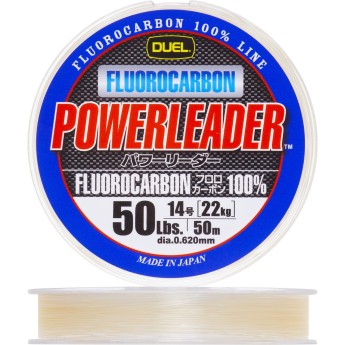 Леска YO-ZURI DUEL HARDCORE POWERLEADER FC FLUOROCARBON100% 50m 50Lbs/22Kg (0.620mm) Леска YO-ZURI DUEL HARDCORE POWERLEADER FC FLUOROCARBON100% 50m 50Lbs/22Kg (0.620mm)
