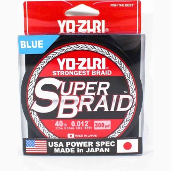 Шнур плетеный YO-ZURI PE SUPERBRAID 0,32мм, 274 м Blue