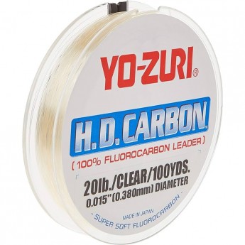 Флюорокарбон YO-ZURI H.D,CARBON FLUOROCARBON LEADER 100% 27м Сlear (1,215мм)