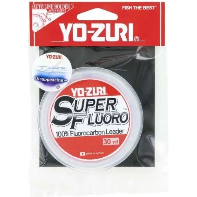 Флюорокарбон YO-ZURI SUPERFLUORO 30YDS 25Lbs 11.5kg (0.457mm) R1488-NC