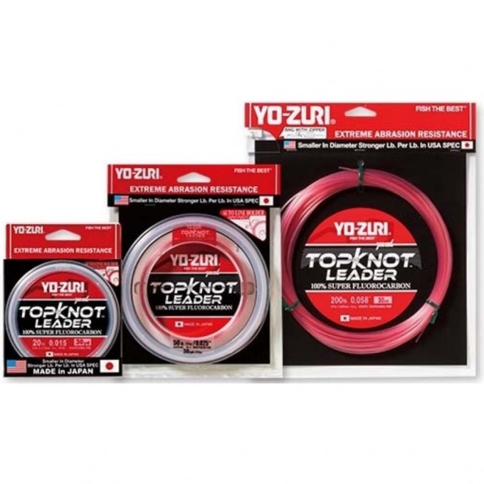 Флюорокарбон YO-ZURI TOPKNOT LEADER FLUOROCARBON 100% 1,05 мм, 27 м (disappearing pink) R1237-DP