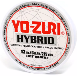 Леска монофильная YO-ZURI HYBRID 0,338мм 252м (clear) Леска монофильная YO-ZURI HYBRID 0,338мм 252м (clear)