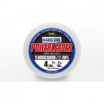 Леска YO-ZURI DUEL HARDCORE POWERLEADER FC FLUOROCARBON100% 50m 50Lbs/22Kg (0.620mm)