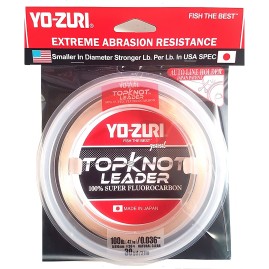 Леска YO-ZURI TOPKNOT LEADER FLUOROCARBON 100%30YDS 50Lbs (0.620mm) Леска YO-ZURI TOPKNOT LEADER FLUOROCARBON 100%30YDS 50Lbs (0.620mm)