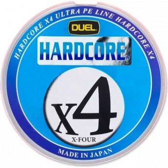 Плетеный шнур YO-ZURI DUEL PE HARDCORE X4 200m #0.6 5COLOR-YELLOW MARKING 5.4Kg (0.132mm)