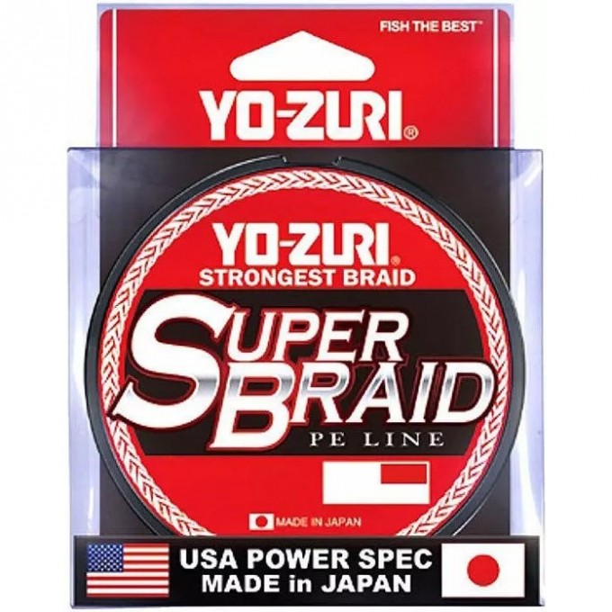 Плетеный шнур YO-ZURI PE SUPERBRAID 150YDS Yellow 10Lbs (0.15mm) R1256-Y