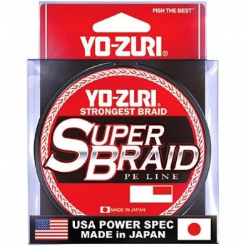Плетеный шнур YO-ZURI PE SUPERBRAID 150YDS Yellow 40Lbs (0.32mm)