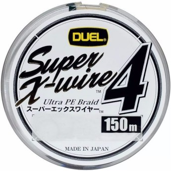 Шнур YO-ZURI PE SUPER X WIRE 4 SILVER 150м 0.8/0.153мм 6.4кг