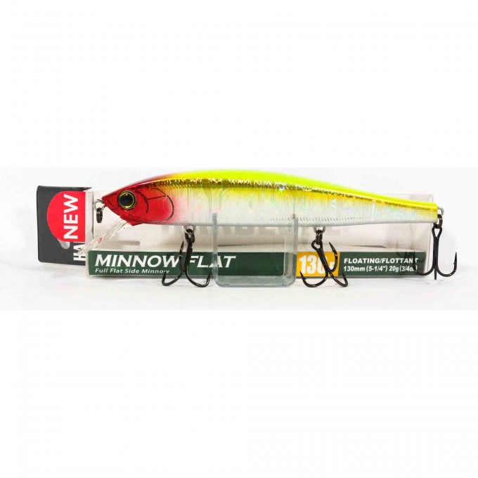 Воблер YO-ZURI DUEL HARDCORE MINNOW FLAT 130F 130mm R1380 HCR R1380-HCR