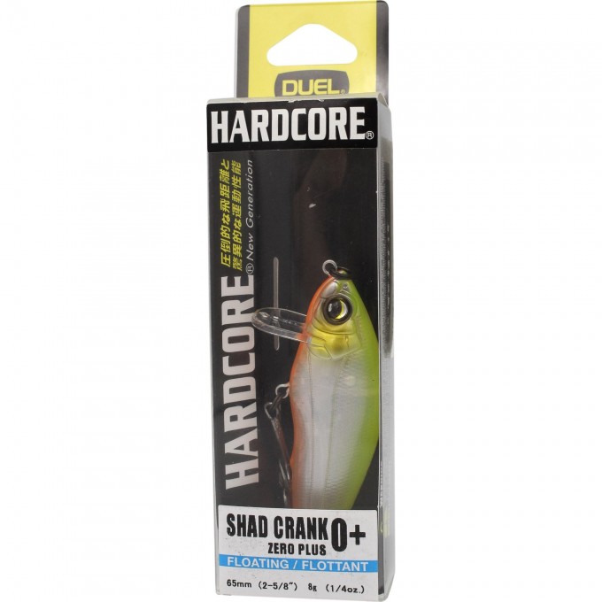 Воблер YO-ZURI DUEL HARDCORE SHAD CRANK 0+ 65F R1183 GPCL R1183-GPCL